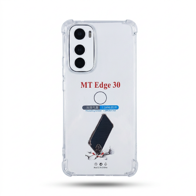 Picture of Motorola Edge 30 Premium Silicone Case Crystal Clear Soft TPU Ultra-Thin Transparent Flexible Protective Mobile Phone Back Cover