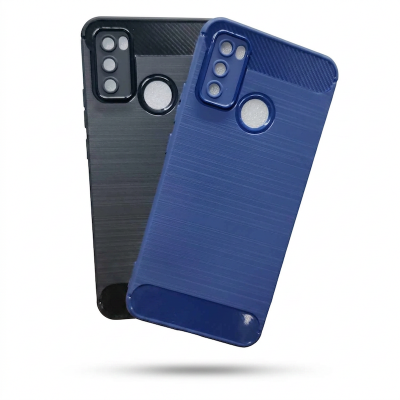 Picture of For Walton Orbit Y20 Stylish Carbo Fiber Silicon Case Back Cover