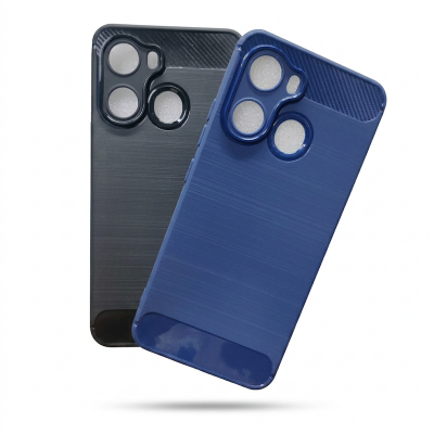 Picture of For Itel P40 Heavy Strong Liquid Silicone Soft Gel Rubber Shockproof Cover Case For Itel P40 Phone Back Cover