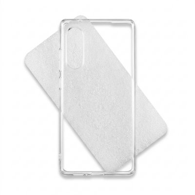 Picture of for lg velvet 5g soft clear transparent back cover