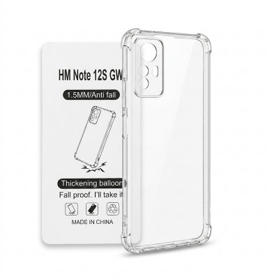 Picture of for redmi note 12s soft clear transparent back cover