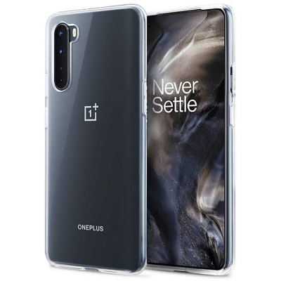 Picture of for one plus nord clear transparent back cover