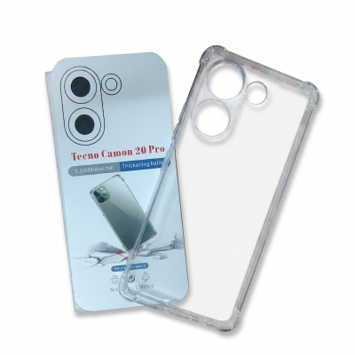 Picture of For Tecno Camon 20/Tecno Camon 20 Pro Case Soft Transparent Full Protection Clear Back Cover Tecno Camon20 Pro Phone Cases Cover