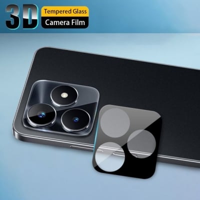 Picture of For realme c53 / narzo n53 Shield Latest Generation Curvy Border Glass Membrane HD Tempered Glass Camera Full Lens Protector