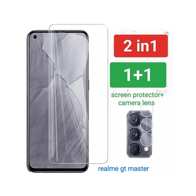 Picture of for realme gt mastar edition 2in1 combo pack camera lens screen protector