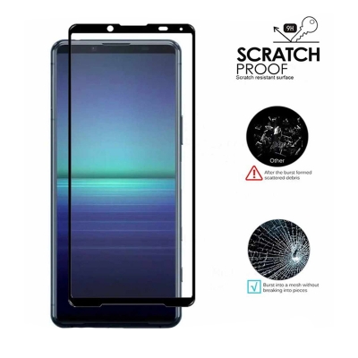Picture of For Sony Xperia 5 II 2pcs HD with black border Tempered Glass For Sony Xperia 5 II Protective Glass Sony Xperia 5 II Screen Protector Armor Film