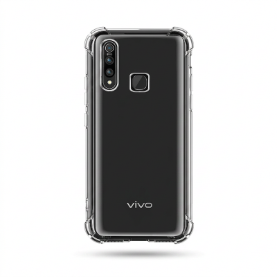 Picture of Vivo Y19 ShockProof Airbag Anti-Burst Scratch Proof Transparent TPU Mobile Back Case