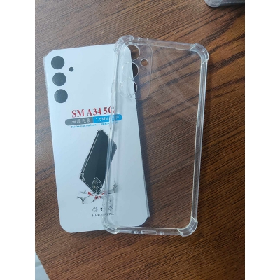 Picture of FOR SAMSUNG GALAXYA34 5G  Break proof/ Shock proof Transparent clear TPU back case