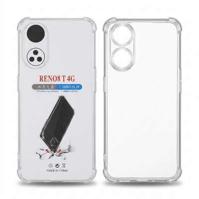 Picture of for oppo reno 8t 4g clear transparent back cover
