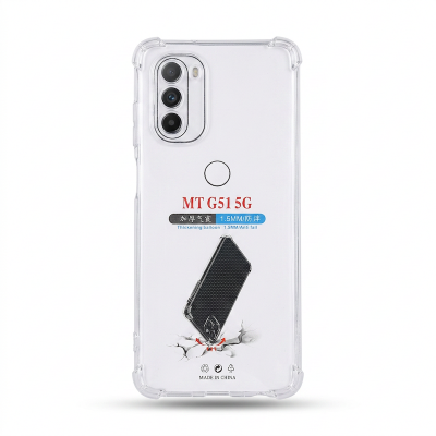 Picture of FOR MOTOROLA G9+ Break proof/ Shock proof Transparent clear TPU back case