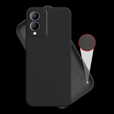Picture of Inbase Cloth Silicon Back Case For Vivo Y17S