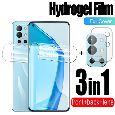 Picture of For OnePlus 9R 3-in-1 Combo Pack (Full Screen Protector Ceramic Matte +Camera Lens Protector +Back Poly)