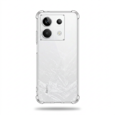 Picture of Xiaomi Redmi Note 13 4g Premium Silicone Case Crystal Clear Soft TPU Ultra-Thin Transparent Flexible Protective Mobile Phone Back Cover