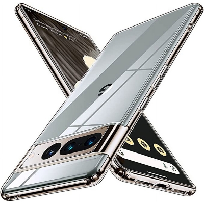 Picture of Google pixel 7 /pixel 7 pro / pixel 7a Transparent Soft Flexible Clear TPU Back Case Cover