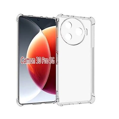 Picture of For Tecno Camon 30 Pro 5G 2.5mm Anti-slip Clear Acrylic Hybrid TPU Phone Case(Transparent)