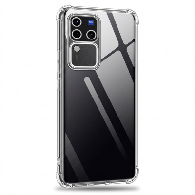 Picture of Vivo V30 Pro 5G Clear Silicone Case For Vivo V30 Camera Protect Cover Vivo V30 V30 Pro Vivo V30 Pro 5G 6.78 inch TPU Soft Case Funda Coque