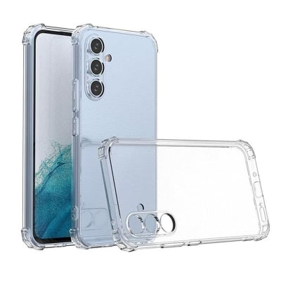 Picture of Samsung Galaxy M34/F34 TPU Back Cover Shockproof Silicone Bumper - Transparent