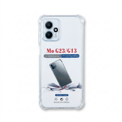 Picture of For Motorola Moto G23/ Motorola Moto G13 Luxury Crystal Clear Case Soft Silicone Shockproof Transparent Shell TPU Back Cover Motorola Moto G23