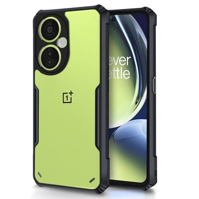 Picture of Oneplus Nord N30 Se 5g | 360 Degree Protection Back Cover | Transparent Crystal Clear Hard PC Back Case with TPU Bumper, Drop Protection Case Cover for 1+ Nord N30 Se 5g