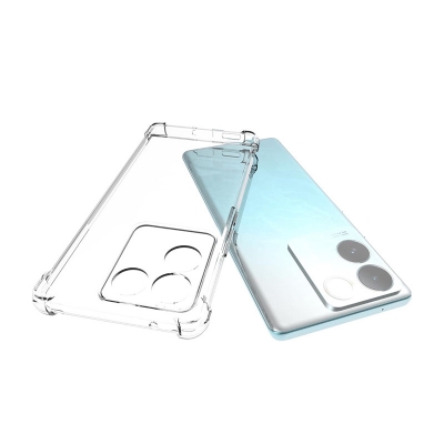 Picture of Transparent back cover For iQOO Z7 Pro / Vivo T2 Pro 5G / Vivo S17e Luxury transparent Protect Back Cover Soft Case