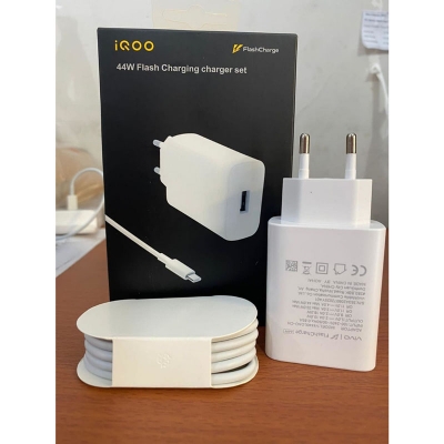 Picture of Vivo 44W Fast Charger Flash Charging Power Adapter Usb Type C Cable For Vivo X70 X60 X50 Pro IQOO Neo855 Z5X S6 S7 Y5s