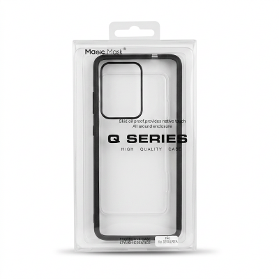 Picture of For Samsung Galaxy S20 Ultra - Luxury Premium Quality Antibacterial Q Series Clear Glass Case Cover