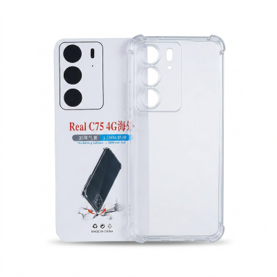Picture of for realme c75 soft clear transparent back cover c75 back cover