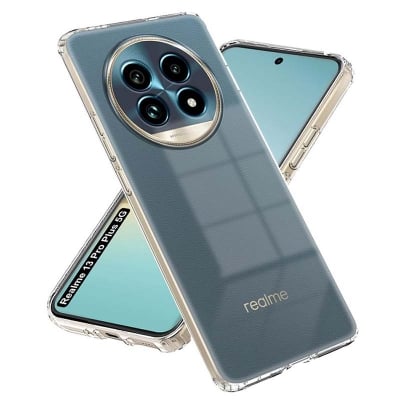 Picture of For Realme 13 Pro 5G / 13 Pro Plus Reinforced Shockproof Cushion Back Clear Hybrid Transparent Sof Tpu Back Cover For Realme 13 Pro 5G / 13 Pro Plus Phone Case