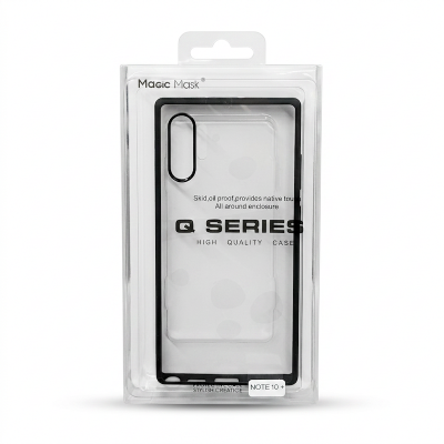 Picture of For Samsung Galaxy Note10 Plus - Luxury Premium Quality Antibacterial Q Series Clear Glass Case Cover