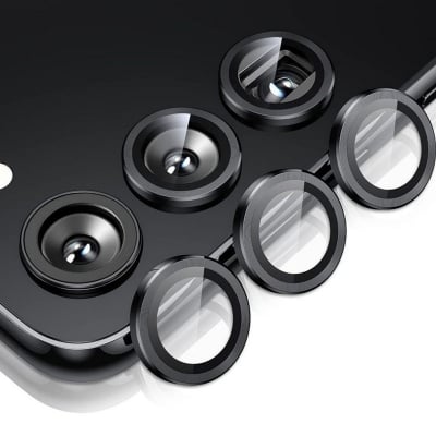 Picture of For Samsung Galaxy A14 Metal Camera Protector Lens Tempered Glass Camera Case For Samsung Galaxy A14 Lens Ring