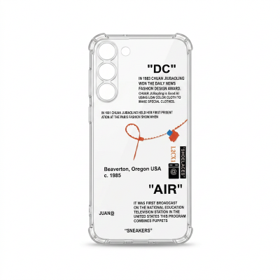 Picture of for samsung galaxy s23 plus clear transparent desigen back cover