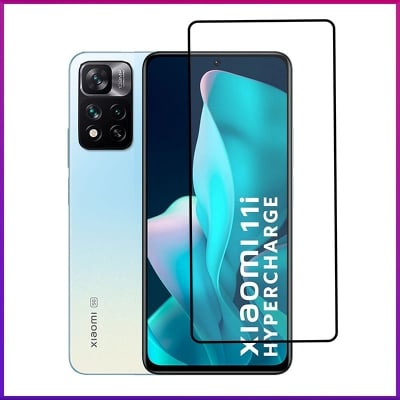 Picture of For Xiaomi 11i Xiaomi 11i HyperCharge 5G Screen Protector Scratch Proof Smooth Superfast Touch Response Full-Glue Durable Glass Protector