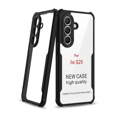 Picture of itel S25  Xundd Protective Airbag Bumper Transparent Back Side Clear Phone Case For itel S25  Back Cover