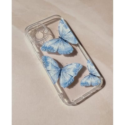 Picture of for iphone 14 / 14 pro / 14 pro max butterfly printed soft back cover