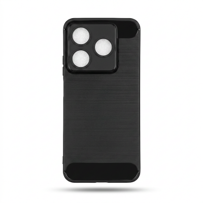 Picture of For Symphony MAX 10 Slim Carbon Case Liquid Silicone Stylish and Protective Back Cover Case For Symphony MAX 10 Your Device