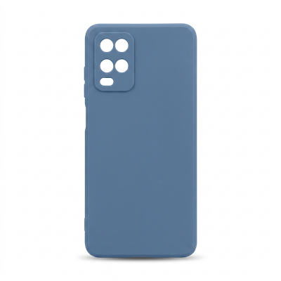 Picture of For OPPO A54 4G / OPPO A54 2021 Silicone Case Soft Sandstone Slim Matte Cover Liquid Silicone Case For OPPO A54 Back Cover Case Smartphone