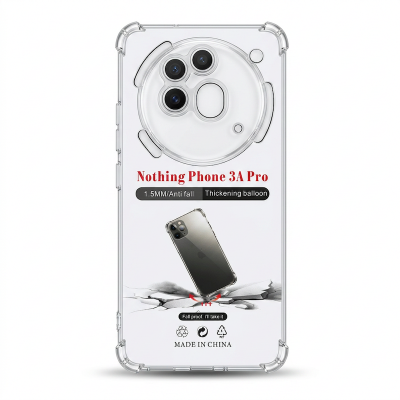 Picture of for Nothing Phone 3a pro Back Cover Soft Transparent Tpu Back Case Water Crystal Clear cover