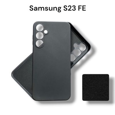 Picture of Samsung Galaxy S23 FE (S23 FE) Back Cover Soft Matt Liquid Silicon Anti Shock Design Camera Protection Phone Case Samsung Galaxy S23 FE
