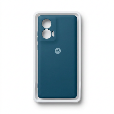 Picture of For Motorola G85 Back Cover Matte Simple Solid Color Soft Silicone TPU Case