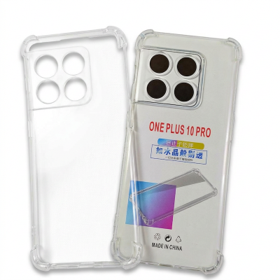 Picture of Oneplus 10 Pro - Airbag Antishock - Drop Resistance - Flexible TPU Back Cover Case - With Camera Protection Bump