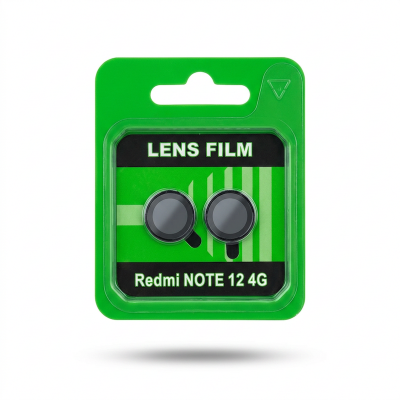 Picture of for Xiaomi Redmi Note 12 4G Camera Protector Ring Aluminium and Tempered Glass