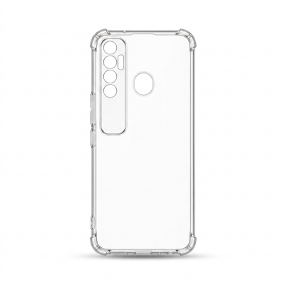 Picture of Tecno Spark 7 Pro Premium Silicone Case Crystal Clear Soft TPU Ultra-Thin Transparent Flexible Protective Mobile Phone Back Cover