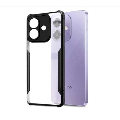 Picture of 𝗢𝗽𝗽𝗼 𝗔𝟯𝘅 𝟱𝗴 & OppoA3x5g (4G) [Fusion Armour] Premium Hybrid Tough Rugged Protective Bumper Case Heavy Duty Protection with Clear Back Designed For Oppo A3x 5g