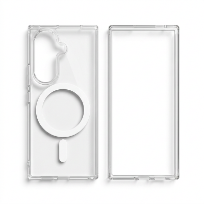 Picture of For Magsafe Magnetic Clear Case For Samsung Galaxy Z Fold 7 6 5 4 3 Z Flip 7 6 5 4 3 Wireless Charging Shockproof Cover