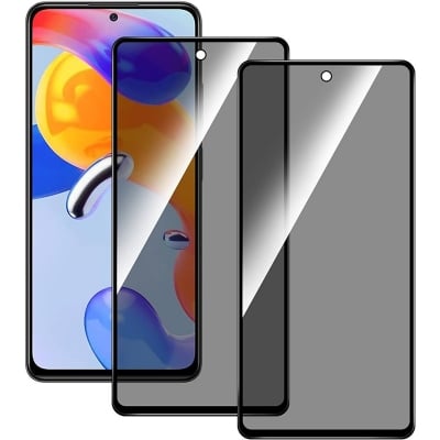 Picture of Xiaomi Redmi Note 12 4G Privacy Glass Screen Protector - Anti Spy Screen Protector Film