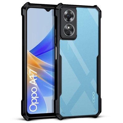 Picture of Shockproof Bumper Anti-Drop Slim Fit Fashion Back Cover For Oppo A17/A17K - Safeguard Oppo A17/A17K Stylish And Shockproof Bumper Cover