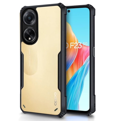 Picture of Oppo F23 5G / Oppo A1 5G / Oppo A98 5G Edge-Reinforced Shockproof Cushion Back Clear Hybrid Transparent Hard Cover Case