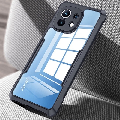 Picture of RM For For Xiaomi Mi 11 Lite / Mi 11 Lite 5G NE Xundd Shockproof TPU Bumper Clear Acrylic Mobile Phone Cover SmartPhone Case