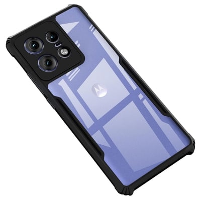 Picture of Motorola Edge 50 Pro Xundd Protective Airbag Bumper Transparent Back Side Clear Phone Case For Motorola Edge 50 pro Back Cover