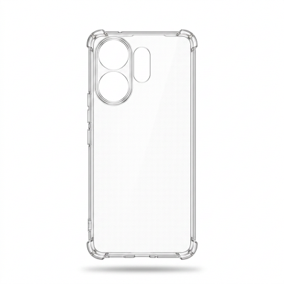 Picture of vivo V60 5G Soft TPU Clear Transparent Shockproof Airbag Case – Protective Back Cover with Anti-Slip Grip